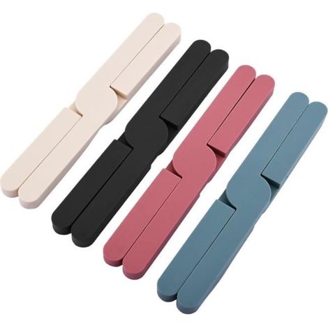 Dessous de Plat - Non spécifié - 4Pcs - Silicone Pliable - Antidérapant - Résistant à la Chaleur (1/4)
