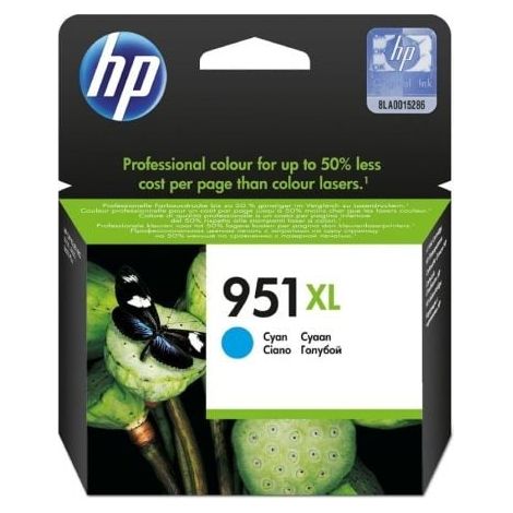 Cartucho de Tinta Original HP nº951 XL Alta Capacidad/ Cian