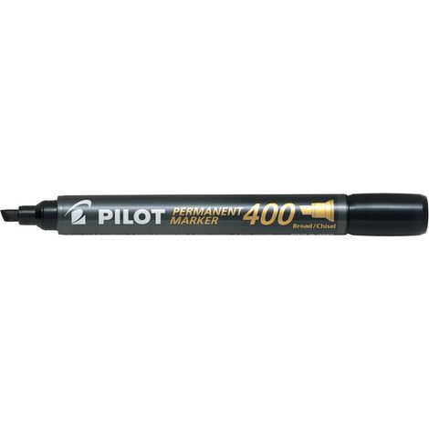 MARCADOR PERMANENTE PUNTA BISELADA SCA-400 NEGRO PILOT SCA-400-B
