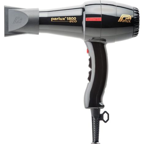 Parlux 1800 Eco Edition - Sèche-cheveux, couleur noir