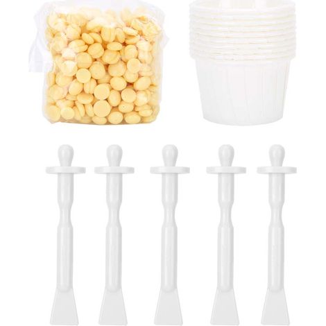 Lot de cire à épiler visage nez bleu ZOO 50g avec bâtonnets applicateurs (1/5)