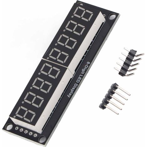 Module d'affichage numérique à tube LED 8 chiffres 7 segments 0,36 pouce, puce de commande TM1637, jaune (1/5)