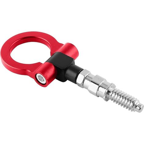 Crochet d’attelage universel en alliage d’aluminium pour voiture, accessoire de remorquage élégant et durable, avant et arrière