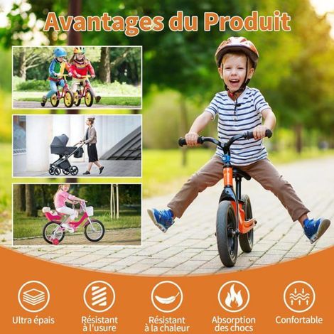 Chambre à Air 12x2.125, 12 Pouces Pneu Chambre à Air pour Vélo Enfant/Poussette/Tricycle/Draisienne (1/4)
