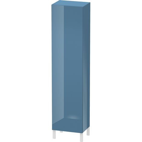 Mobile alto Duravit L-Cube Armadio alto singolo 1 anta, 3 ripiani in vetro, 1 ripiano in legno, battuta sinistra, altezza min. 1321 mm - max. 2000 mm, larghezza min. 250 mm - max. 500 mm, profondità min. 200 mm - max. 363 mm, colorazione: Laccato lucido b (1/4)
