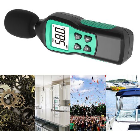Sonomètre de haute précision pour la surveillance en temps réel, testeur de bruit portable, testeur de décibels pour la circulation industrielle. (1/5)