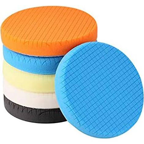 Kit de Polissage Auto polir Machine à polisseuse rectifieuse Voiture 5 Pièces 150mm Éponge (1/5)
