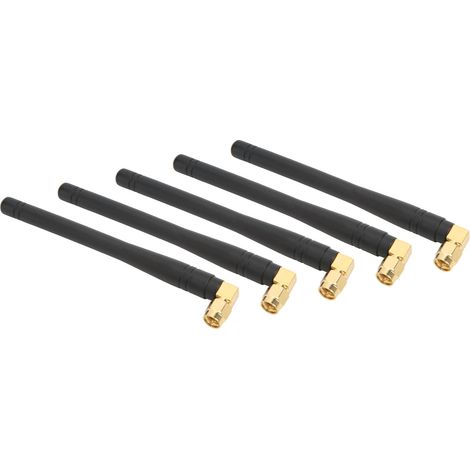 5 Stück Router-Antennen 3DBI High Gain WLAN-Antennen SMA-Stecker für Drohnen, Sicherheitsalarmanlagen und Smart Homes (1/5)