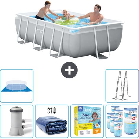 Intex Piscina Prism Frame Rectangular - 300x175x80 cm - 7-piezas  SCB35 (1/5)