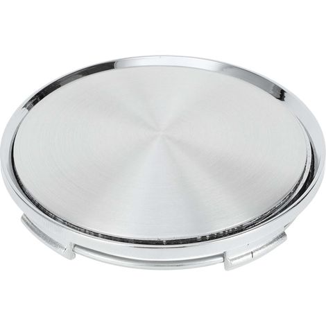 Bouchons De Moyeu De Roue Argent 1 Pc Pour Suv Camion Plastique Couleur Argent, Diamètre Extérieur 63mm, Diamètre Intérieur 58mm, Hauteur Du Clip 4mm (1/5)