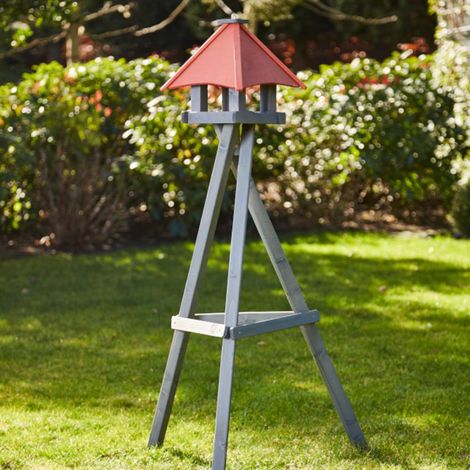Vogelhaus HENRY mit Ständer Kiefer FSC® 100 % (1/4)