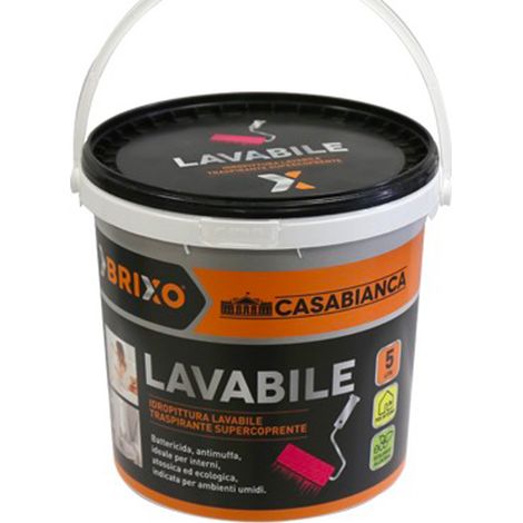Idropittura Lavabile Brixo casabianca - 2.5 Lt. (1/2)