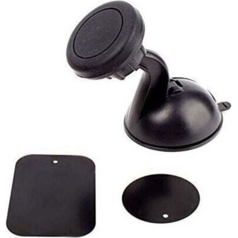 Support ventouse magnétique – Compatible avec Coyote Mini, Coyote S et smartphones – Se fixe au pare-brise ou au tableau de bord du véhicule (1/4)