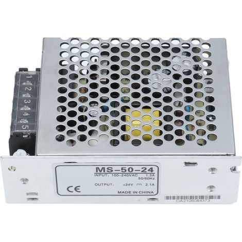 BERM Alimentation Transformateur Commutation 100-240V AC Convertisseur pour Bande LED MS-50-24 (1/5)