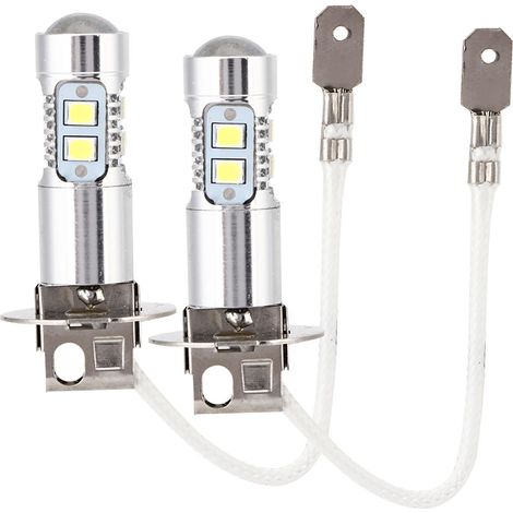 2 pièces de ampoules LED 50W 6000K‑6500K pour phare de voiture, lumière blanche,de (1/5)