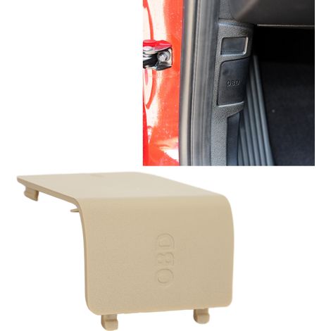 Cache-prise de diagnostic OBD pour BMW Série 1 E81 51439125298 (GZ.R121) Beige (1/5)