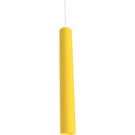 LUMICOM ROND Sospensione, 1X GU10, max 33W, metallo, giallo, H.40cm