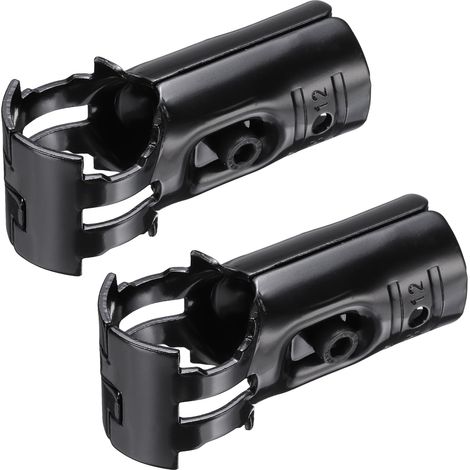 2Pcs 2-Voies Attaches D'Extrémité Pour Rail Clôture À Chaînes (1/5)