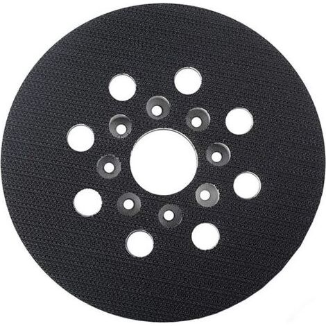 125-mm-Schleifteller und -Unterlage. Der Schleifteller ist kompatibel mit Bosch GEX 1251 AE, PEX 220 A, PEX 220 AE und Skil 7402/7490. (1/5)