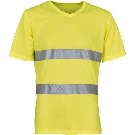T-shirt alta visibilità Yoko TOP COOL Giallo M