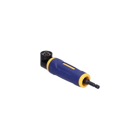 Extensión de destornillador en ángulo recto con vástago para taladro, soporte para brocas hexagonales de 1/4", herramienta para trabajar la madera.