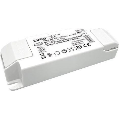 Driver LIFUD Regulable 0-10V 220-240V No Flicker Salida 25-42V DC 500-750mA 12.5-31.5W LF-ABA030-0750-42 31.5 W (1/2)