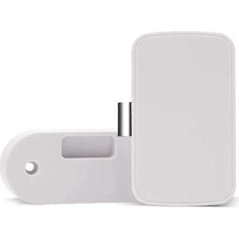 Verrouillage intelligent pour tiroir, application adhésive, classeur, armoire, meuble à chaussures, boîte aux lettres, blanc T1( ) (1/5)