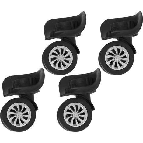4Pièces Roues Pivotantes de Remplacement pour Valises Roues de Bagages Universelles Roulettes Résistantes à Usure pour Valises et Autres Équipements de Voyage (1/5)