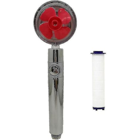 Pommeau de douche rotatif et réglable sous pression, pommeau de douche économe en eau (1/4)