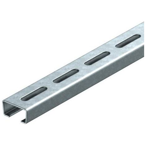 OBO Bettermann Profilato forato, larghezza asola 16,5mm 200x35x18 acciaio zincato a fuoco, 1119696