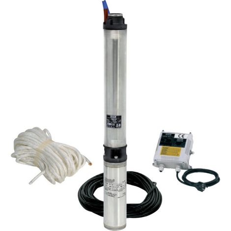 DAB – Pompe immergée 4" prête à poser – Débit 4,2 m3/h – Puissance 0,75 kW – Clapet anti-retour intégré – Conception inox pour forage