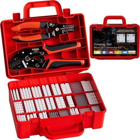 Ensemble de pinces à sertir JST-SH, 30 styles, 1,0-2,0mm, pince à dénuder, pince à cliquet 0,03-0,34mm² pour JST-SH/GH/ZH/PH, TE/Molex (1/5)