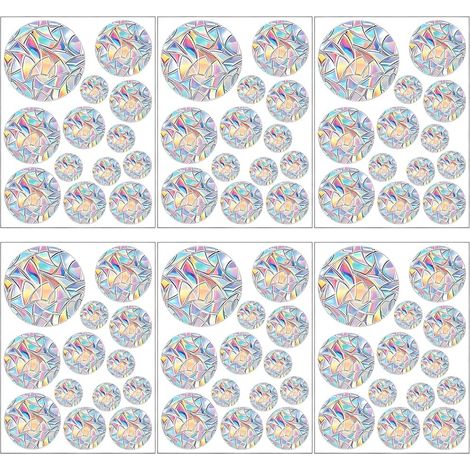 Stickers Fenetre Anti Collision Oiseaux Suncatcher Sticker Arc En Ciel (1/5)