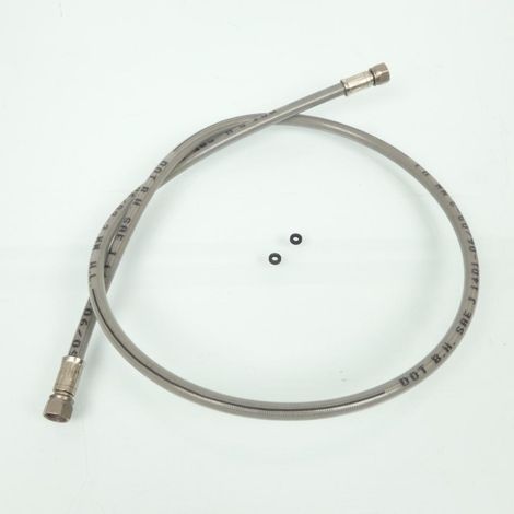 Durite frein aviation FE Longueur 850mm grise sans raccord banjo (1/4)