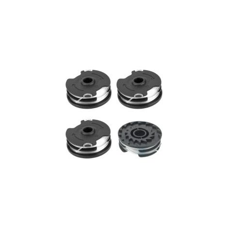 Carrete de hilo para desbrozadora, carrete de hilo de nailon para desbrozadora, para desbrozadora LIDL Parkside PRT 550 A1, A3 PRTA 20-Li A1, B2, C3 (4 hilos) - Crezuo