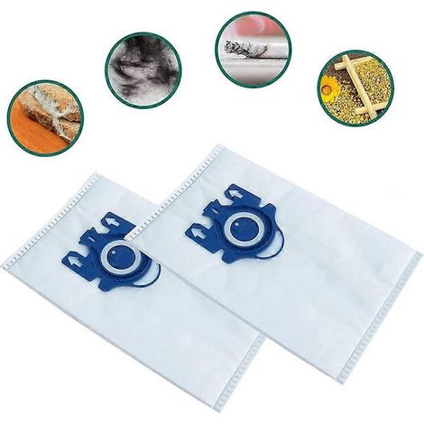 Lot de 12 sacs GN pour aspirateurs Miele Classic C1 Complete, C1, C2, C3, S2, S5, S8, S227/S240, S270/S280