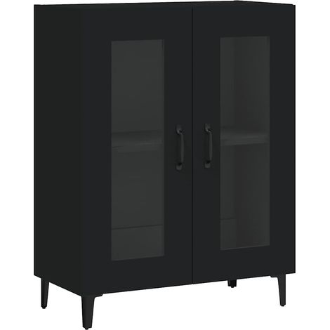 Maison Exclusive - Credenza Nera 69,5x34x90 cm in Legno Multistrato