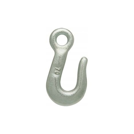 Gancio standard 100 mm in acciaio C45 zincato WLL 440 kg 1 pezzo (1/3)