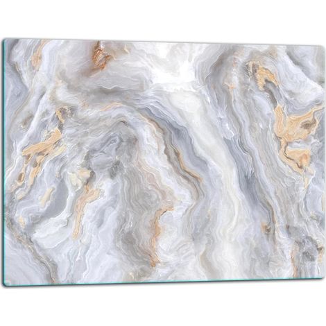 Schneidebrett aus Glas, 52 x 40 cm, Marmor (1/5)