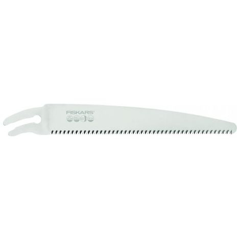 Fiskars – Lame de scie à main 24 cm – Double denture 2,5 mm pour bois vert et bois mort – Remplacement facile sans outils (1/2)