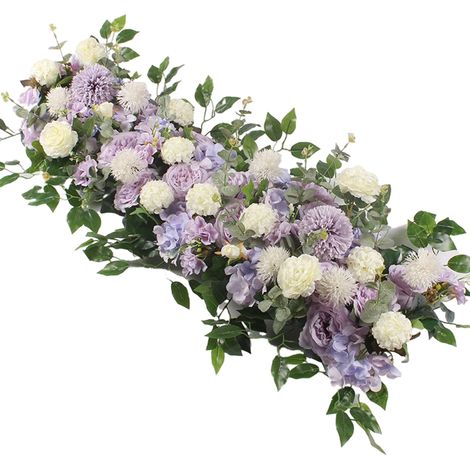 Fournitures pour composition florale murale personnalisée de 50 cm pour mariage, pivoines artificielles en soie, décor de rangée de fleurs, arche romantique à faire soi-même (1/5)