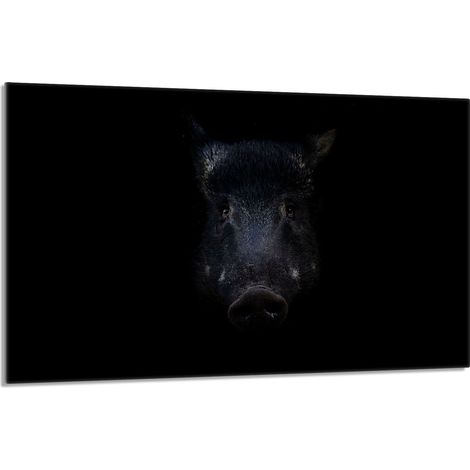 Glasschutzplatte für den Herd 80x52 Wildschwein (1/5)