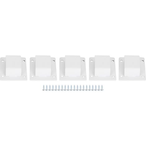 Support de fixation murale pour tube carré 15x30mm, lot de 5 crochets en acier inoxydable électroplaqué, style hibou café (1/4)