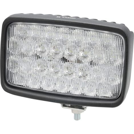 Lampada da lavoro a LED per Case IH, Ford, New Holland, Steyr, Valmet, Valtra, Deutz-Fahr rettangolare 90W 6000lm 10/30V con spina Deutsch, luce diffusa 30 LED Kramp LA104211