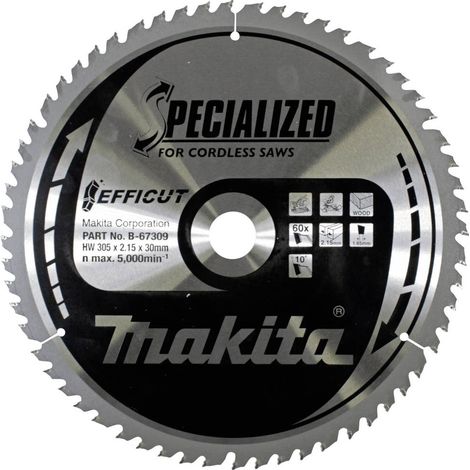 Makita B-67309 Lama circolare 305 x 30 x 2.15 mm Numero di denti: 60 1 pz. (1/2)