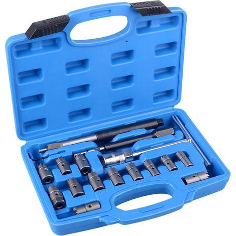 Lot 17 outils nettoyage professionnels pour injecteur diesel