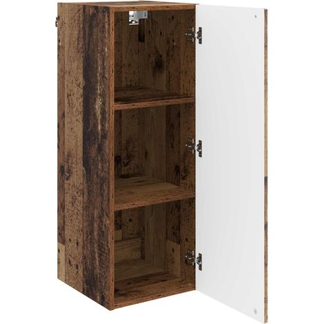Armadietto a muro Mobiletto a muro Legno antico 33 x 34,5 x 90 cm DAS354436 (1/5)