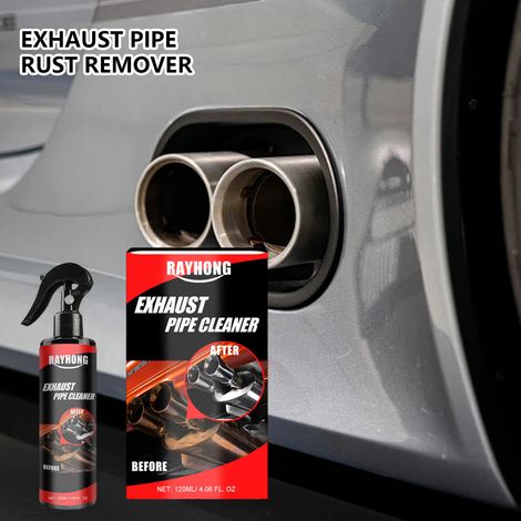 Multifunktionaler Rostentferner für Autoauspuffrohre, einschließlich Rostvorbeugung und Wartungsreinigung von Metallauspuffrohren - 120ml Set. -- BIEMMEDUE (1/5)