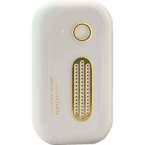 Generador de ozono para el hogar, la cocina y el refrigerador, desodorizante y purificador de aire, compacto (blanco) (1/5)