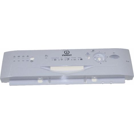 TABLAU DE BORD BLANC IDL42FR REP 14 POUR LAVE VAISSELLE INDESIT - C00111074 (1/4)